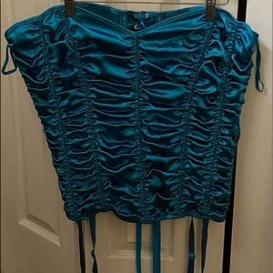 FOH Corset, Teal, Size 3X